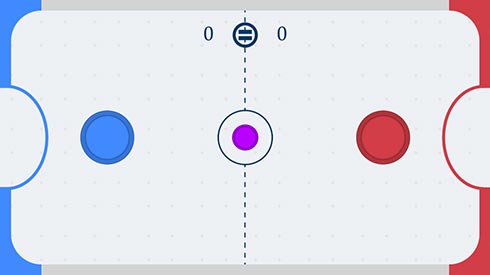 air hockey
